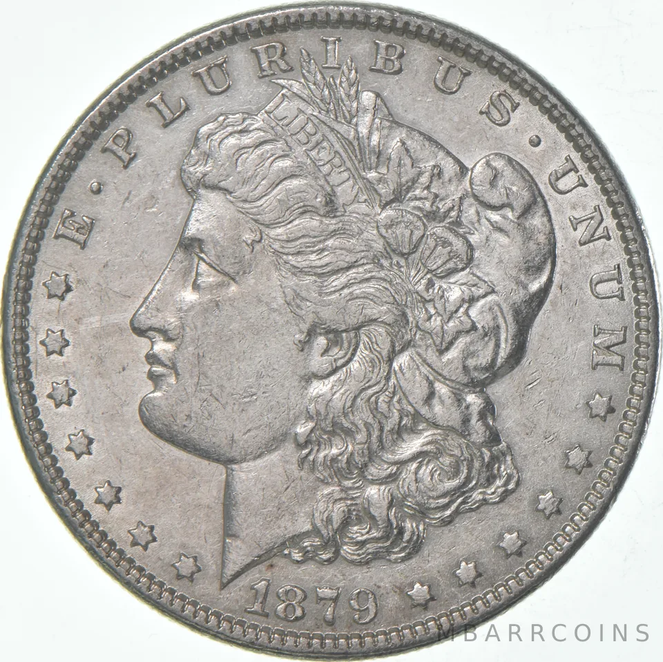 AU+ 1879 (P) Morgan Silver Dollar (1 coin)