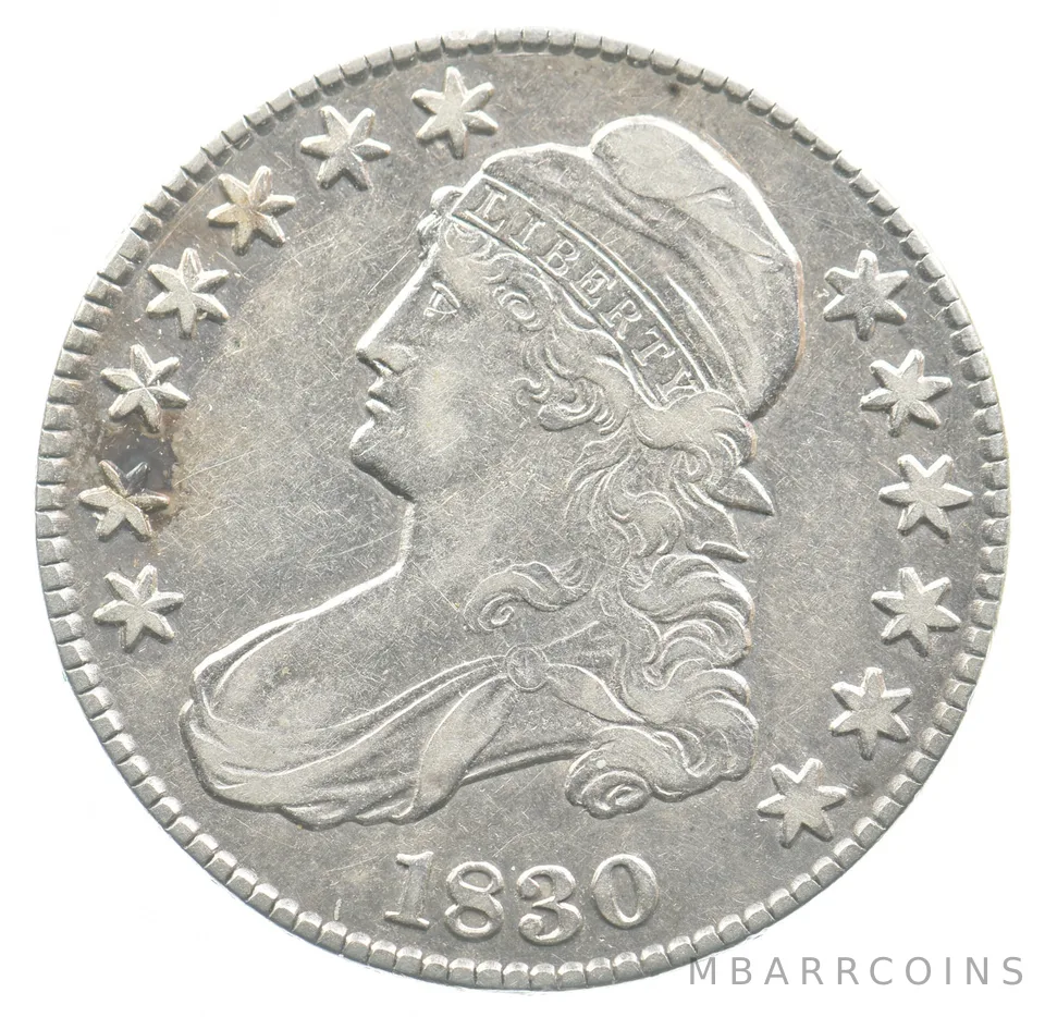 1830 Capped Bust Half Dollar Small 0 *4816