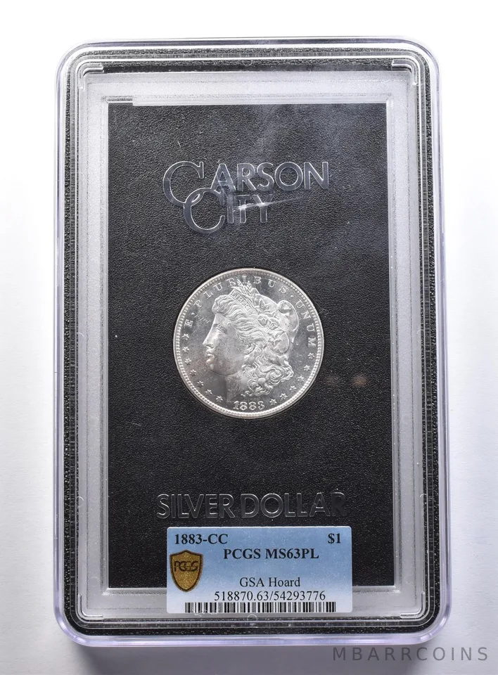 1883-CC Morgan Silver Dollar GSA Hoard MS63 PL PCGS *2499