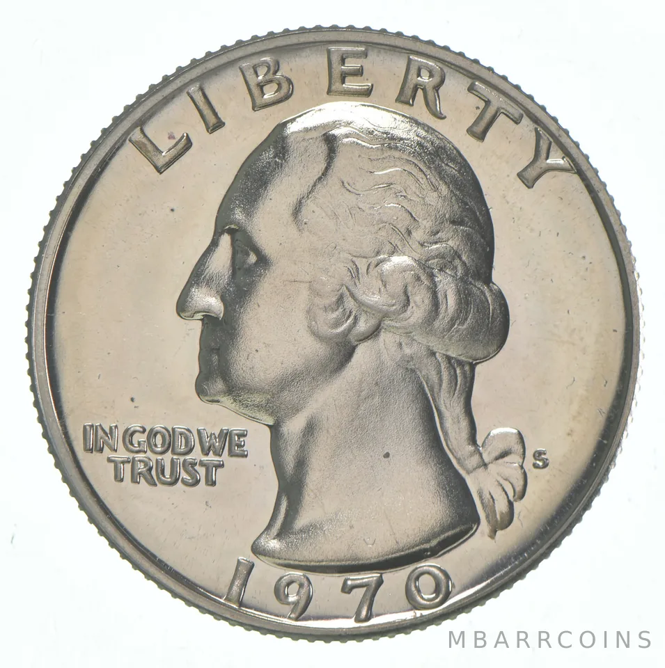 1970-S Washington Quarter CLAD Proof