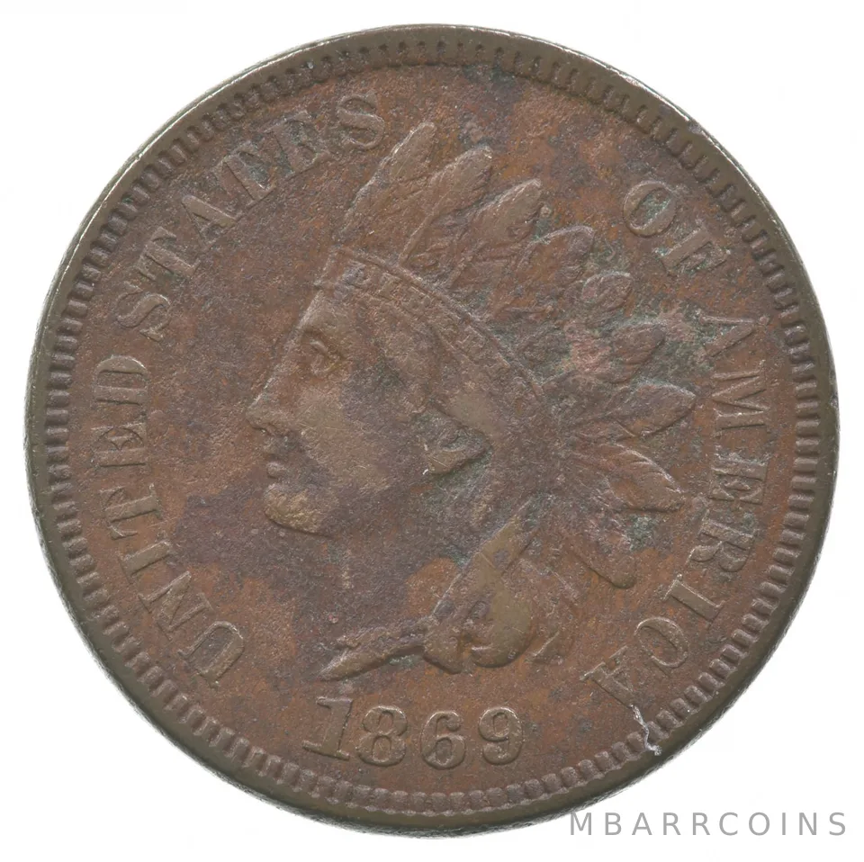 1869 Indian Head Cent a7056