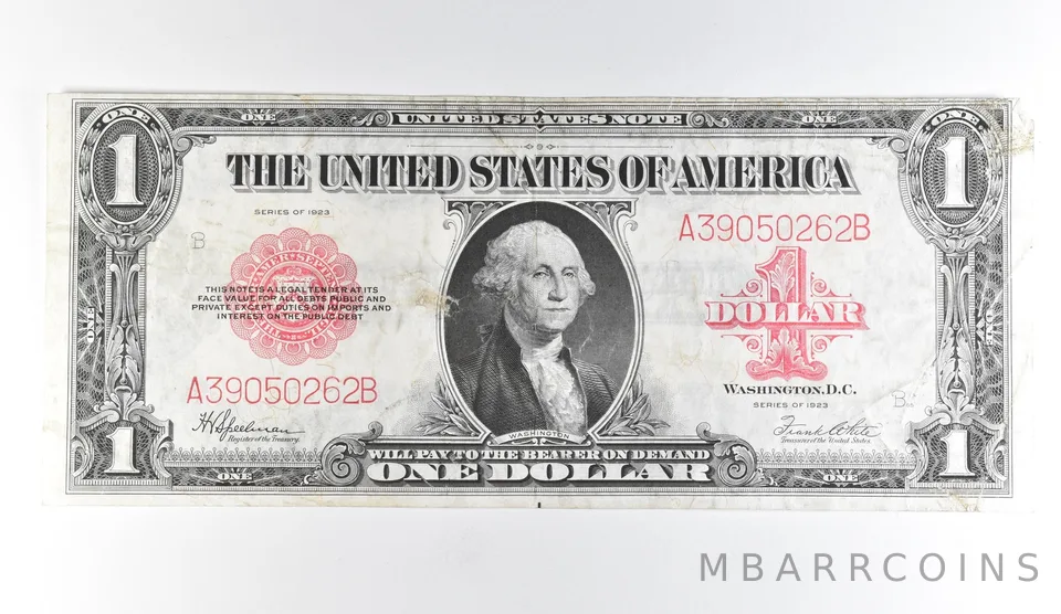 1923 $1 US Note Large Note Red Seal *1711