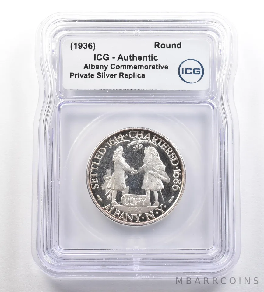 (1936) Albany Commemorative Gallery Silver Half Dollar ICG *4258