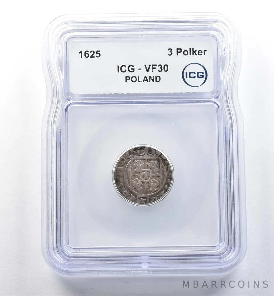 1625 Poland 3 Polker VF30 ICG *2573