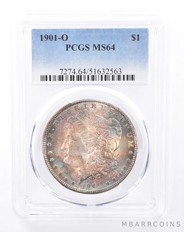 1901-O Morgan Silver Dollar MS64 PCGS Beautiful Tone *9420