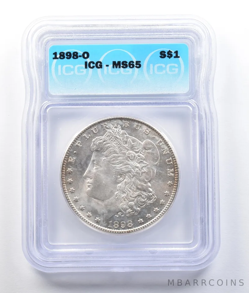1898-O Morgan Silver Dollar MS65 ICG a1517