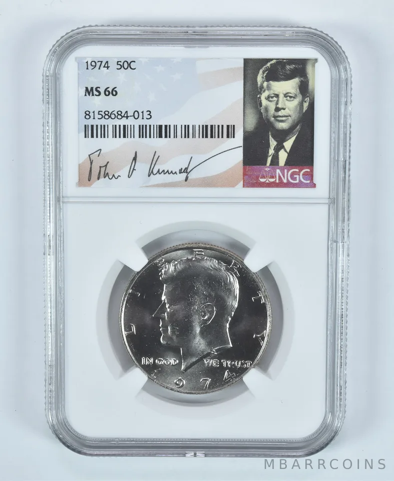 1974 Kennedy Half Dollar MS66 NGC Special Label