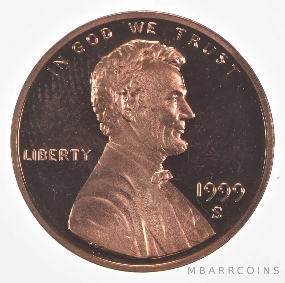 1999-S Lincoln Memorial Cent Proof