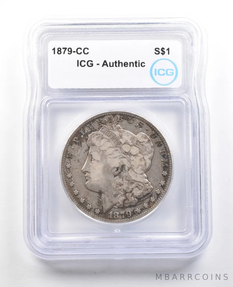 1879-CC Morgan Silver Dollar Authentic ICG *3622