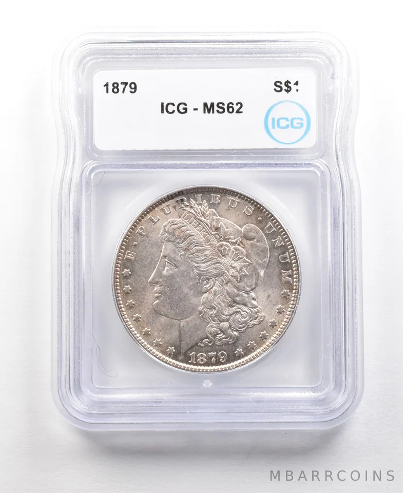 1879 Morgan Silver Dollar MS62 ICG *6319