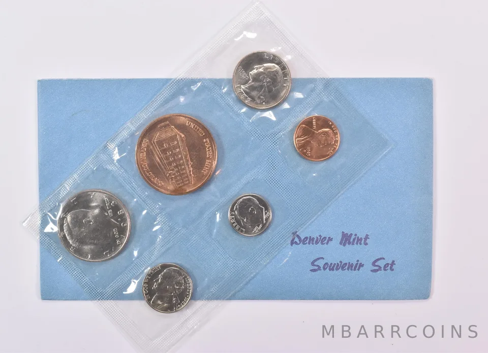 1983 Denver Mint Souvenir Set in Original Packaging (5 coins)