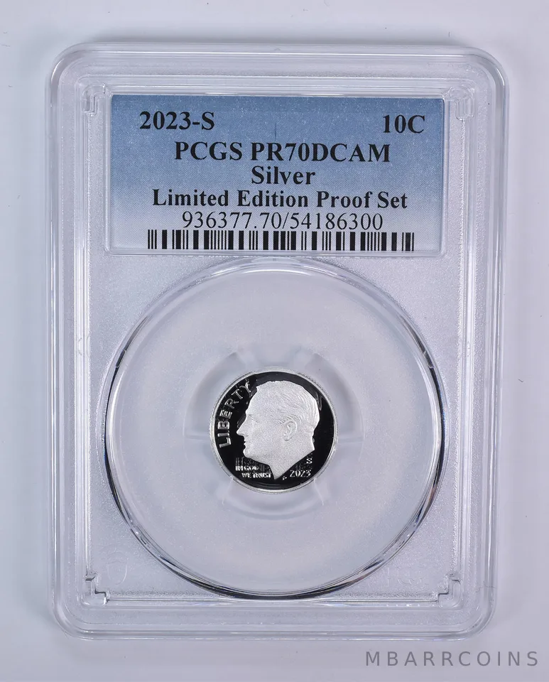 2023-S Roosevelt Dime Silver Limited Edition Set PR70 DCAM PCGS
