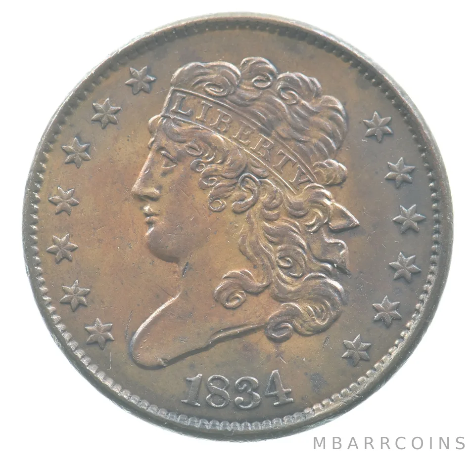 1834 Classic Head Half Cent *0821