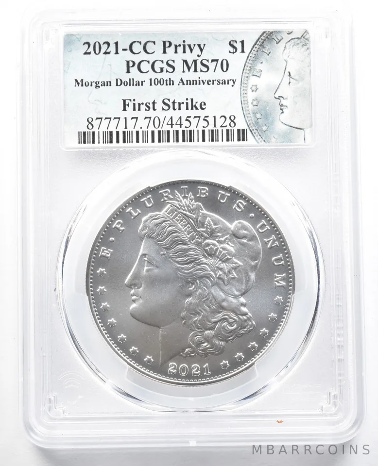 2021-CC Privy Morgan Silver Dollar First Strike MS70 PCGS *1556