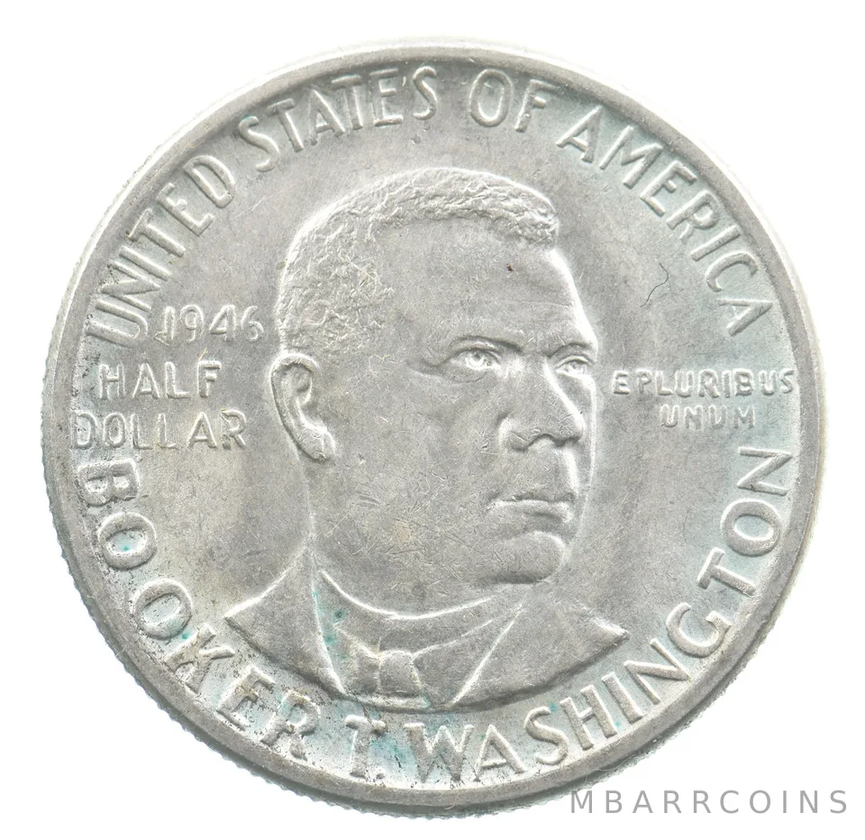 1946 Booker T Washington Commemorative Half Dollar *0198