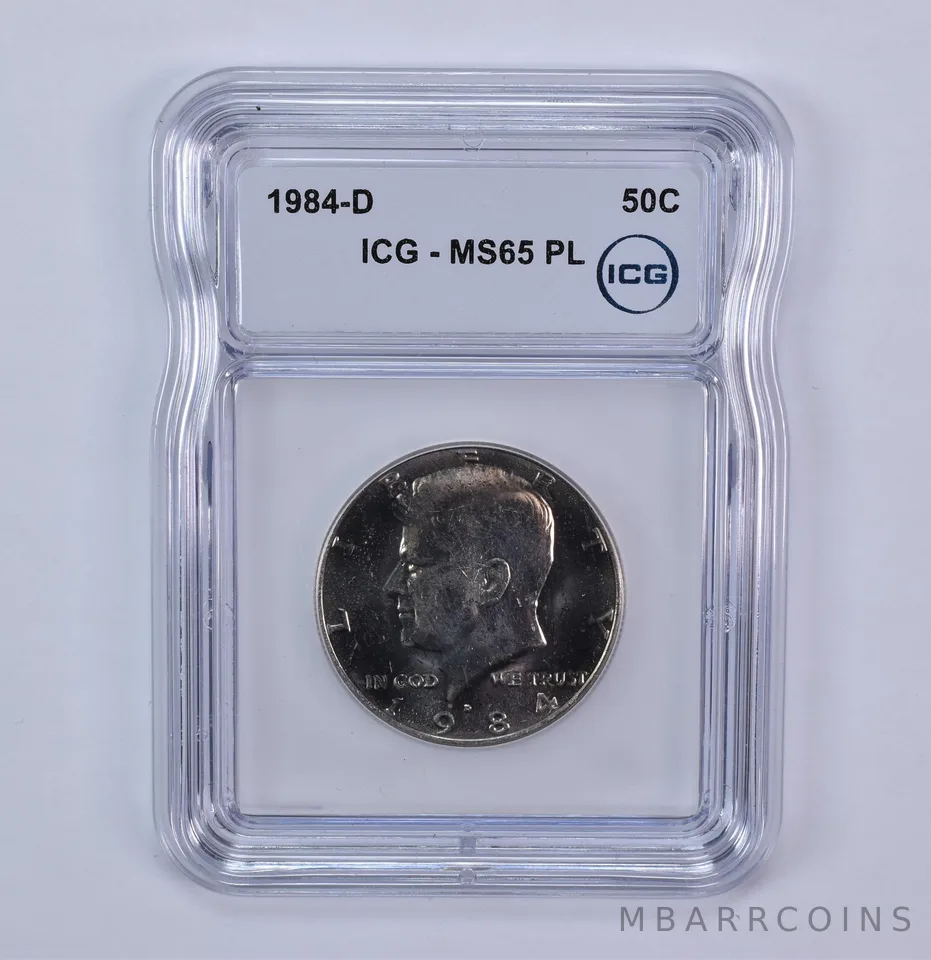 1984-D Kennedy Half Dollar MS65 PL ICG