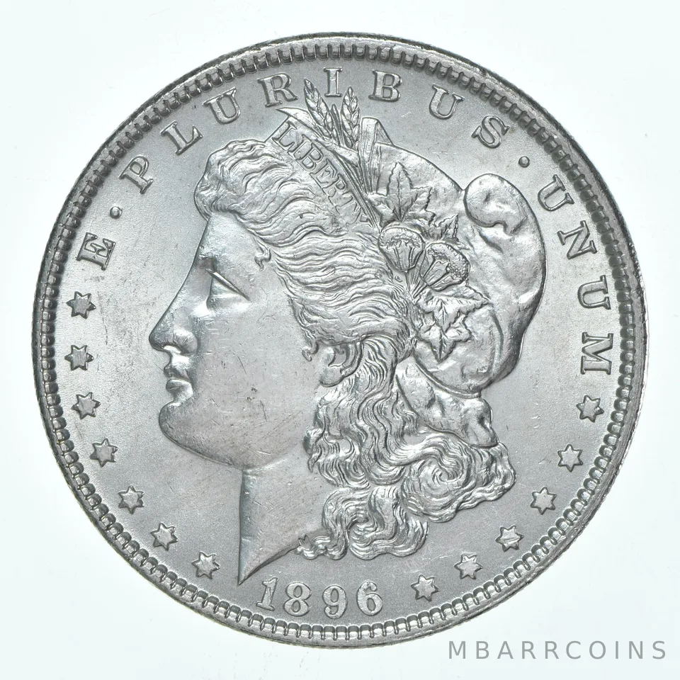 BU/Unc 1896 (P) Morgan Silver Dollar (1 coin)