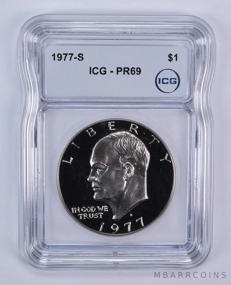 1977-S Eisenhower $1 PR69 ICG
