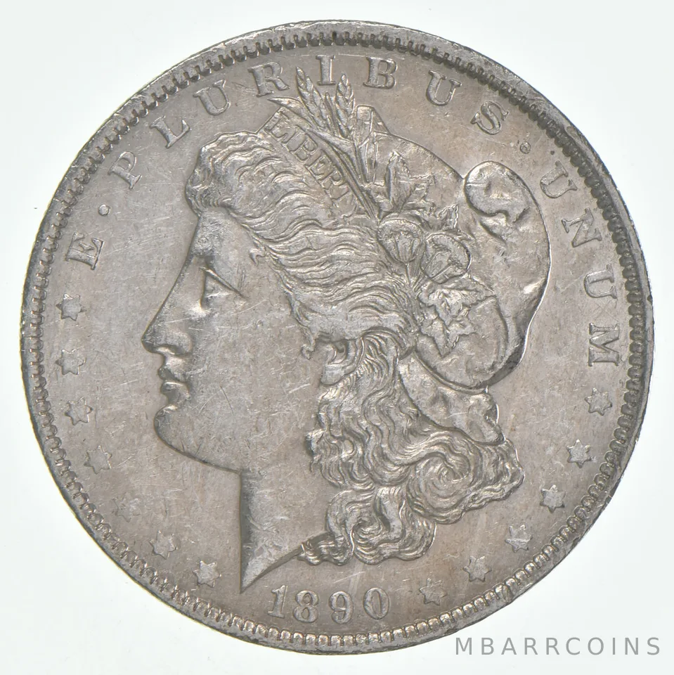 AU+ 1890-O Morgan Silver Dollar (1 coin)