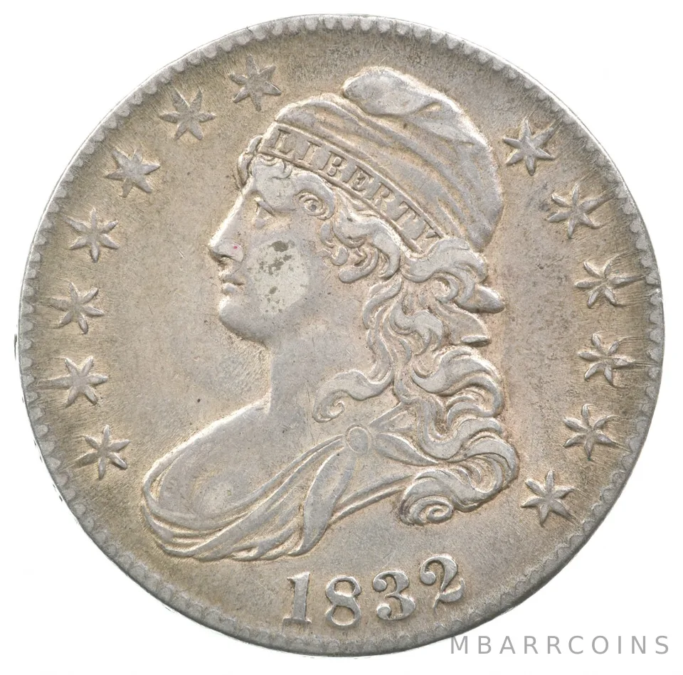 1832 Capped Bust Half Dollar *1875