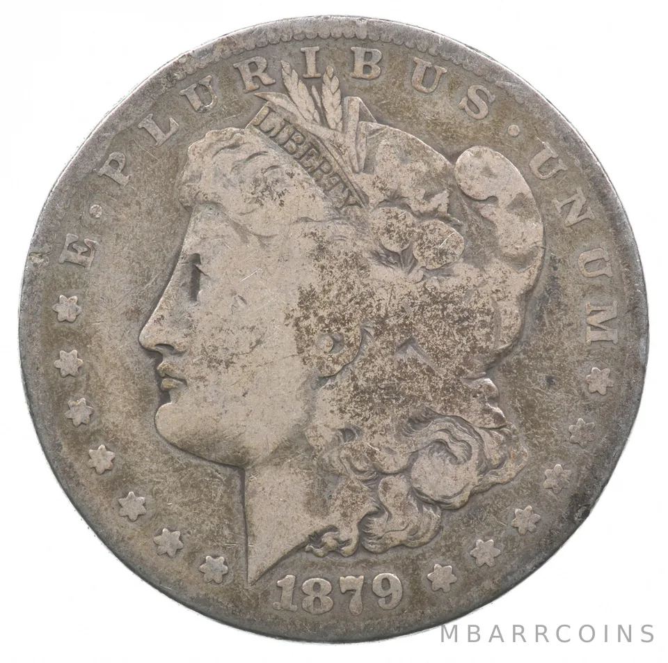 1879-S Reverse REV Of 78 1878 Morgan Silver Dollar a3048