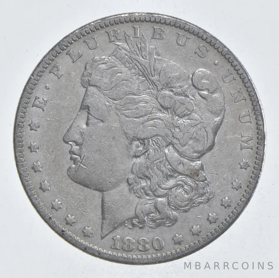 Early - 1880 Morgan Silver Dollar - 90% US Coin *053