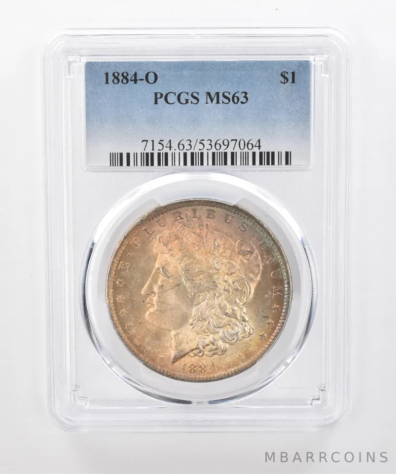 1884-O Morgan Silver Dollar MS63 PCGS Beautiful Tone *1487