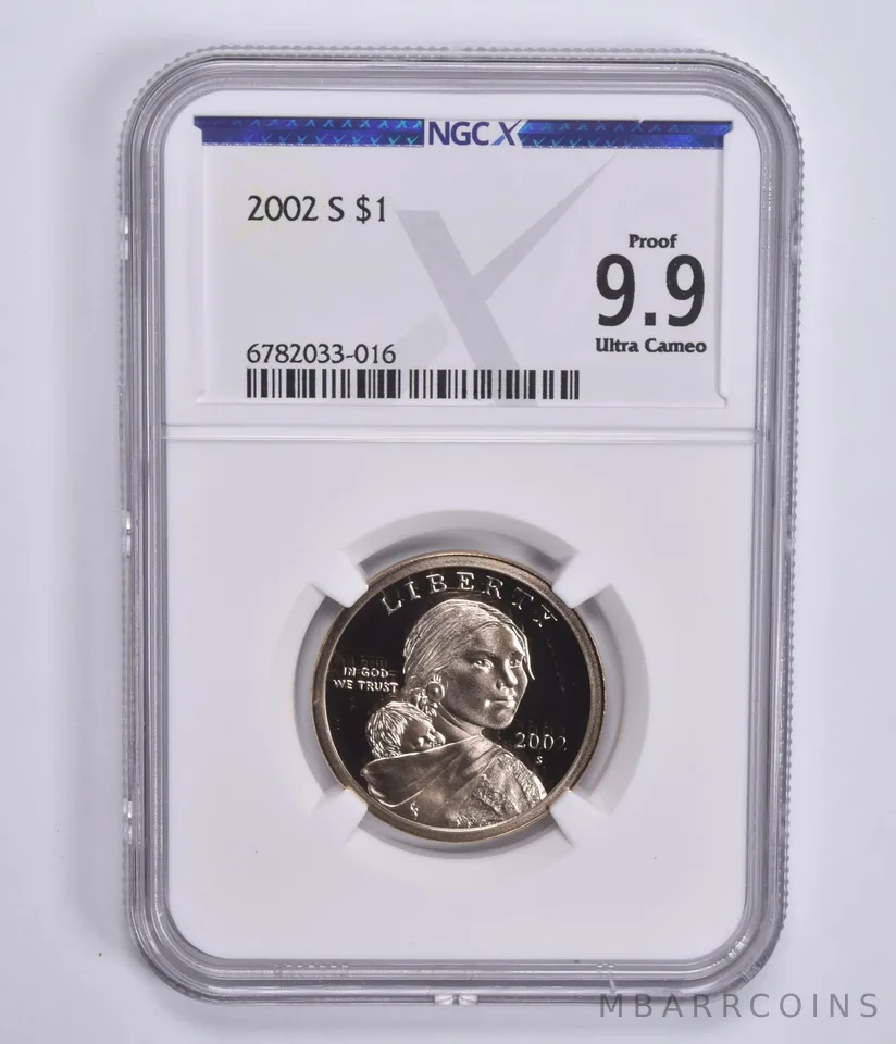 2002-S Sacagawea $1 Proof 9.9 UCAM NGC X NGCX