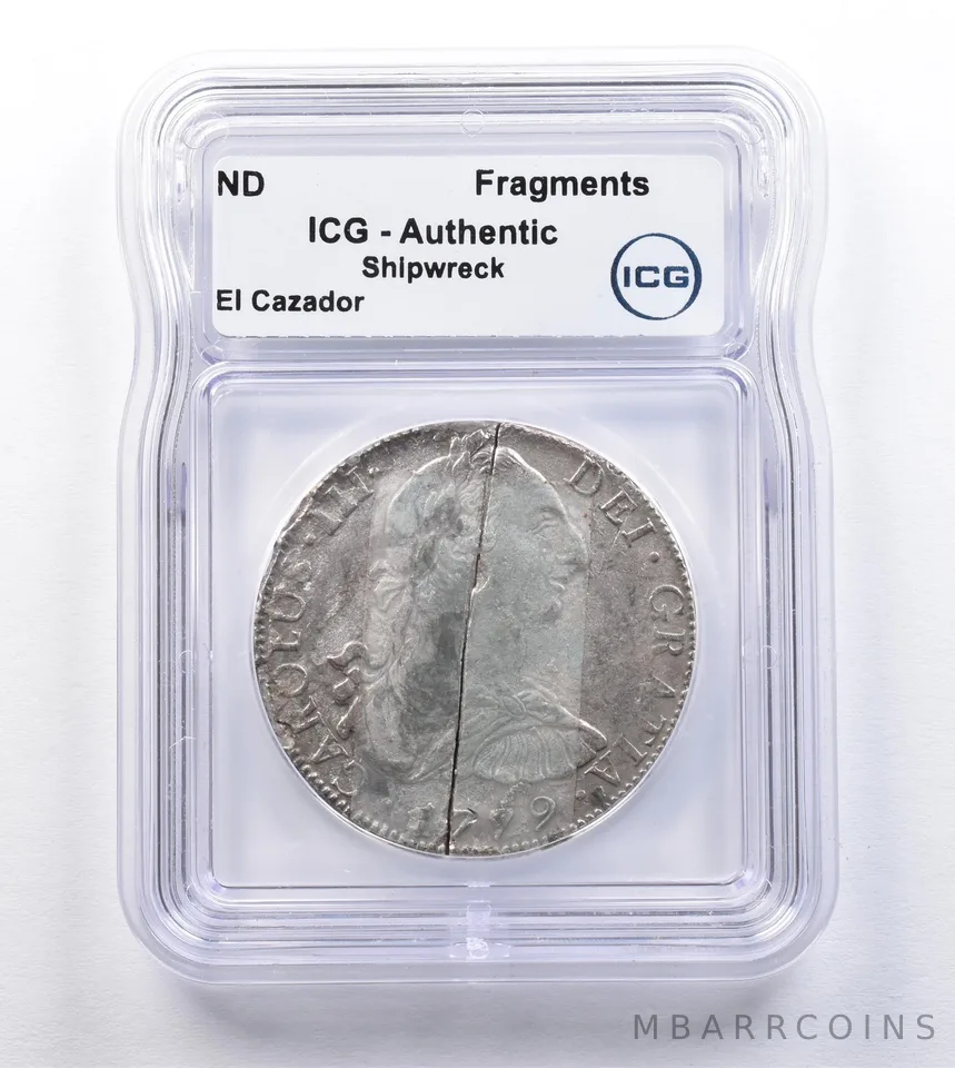 ND Reales Fragments El Cazador Shipwreck Authentic ICG *2013