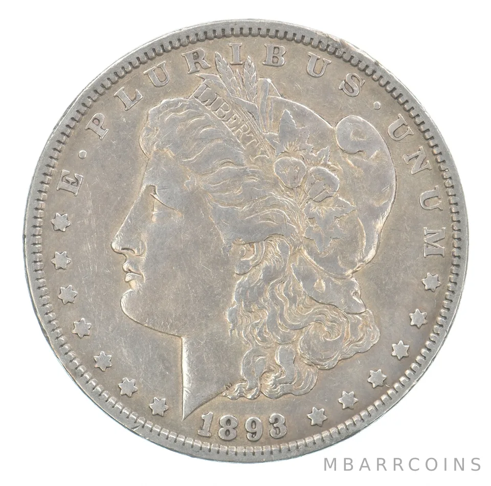 1893 Morgan Silver Dollar Beautiful Tone *0350