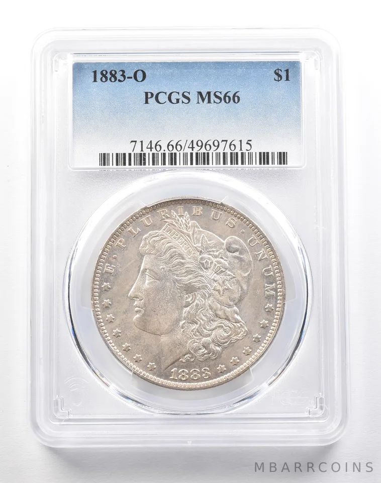 1883-O Morgan Silver Dollar MS66 PCGS PQ *1857
