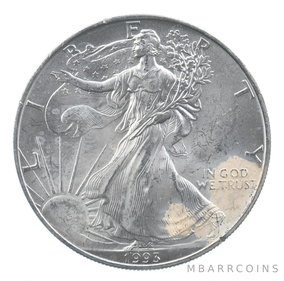 Better Date 1993 American Silver Eagle 1 Troy Oz .999 Fine Silver *896