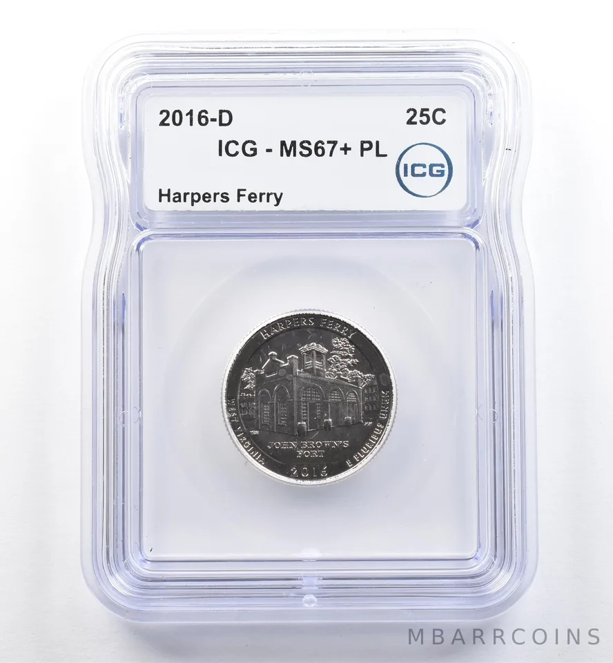 2016-D Washington Quarter ATB Harper's Ferry MS67+ PL ICG *6034