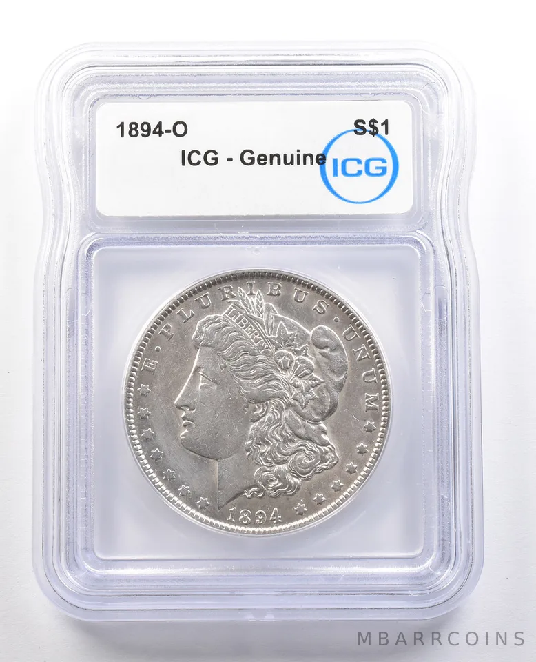1894-O Morgan Silver Dollar Genuine ICG *0864