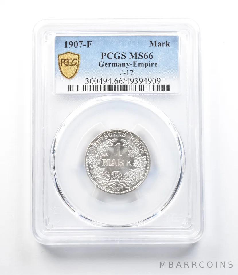 1907-F Germany Empire Mark J-17 MS66 PCGS *4274