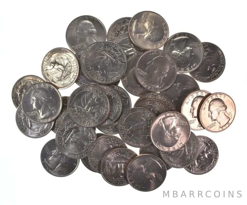 Lot (40) 1978-P Washington Quarter Clad Unc Roll