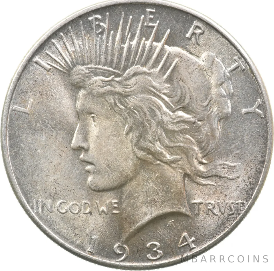 1934 Peace Silver Dollar *4568