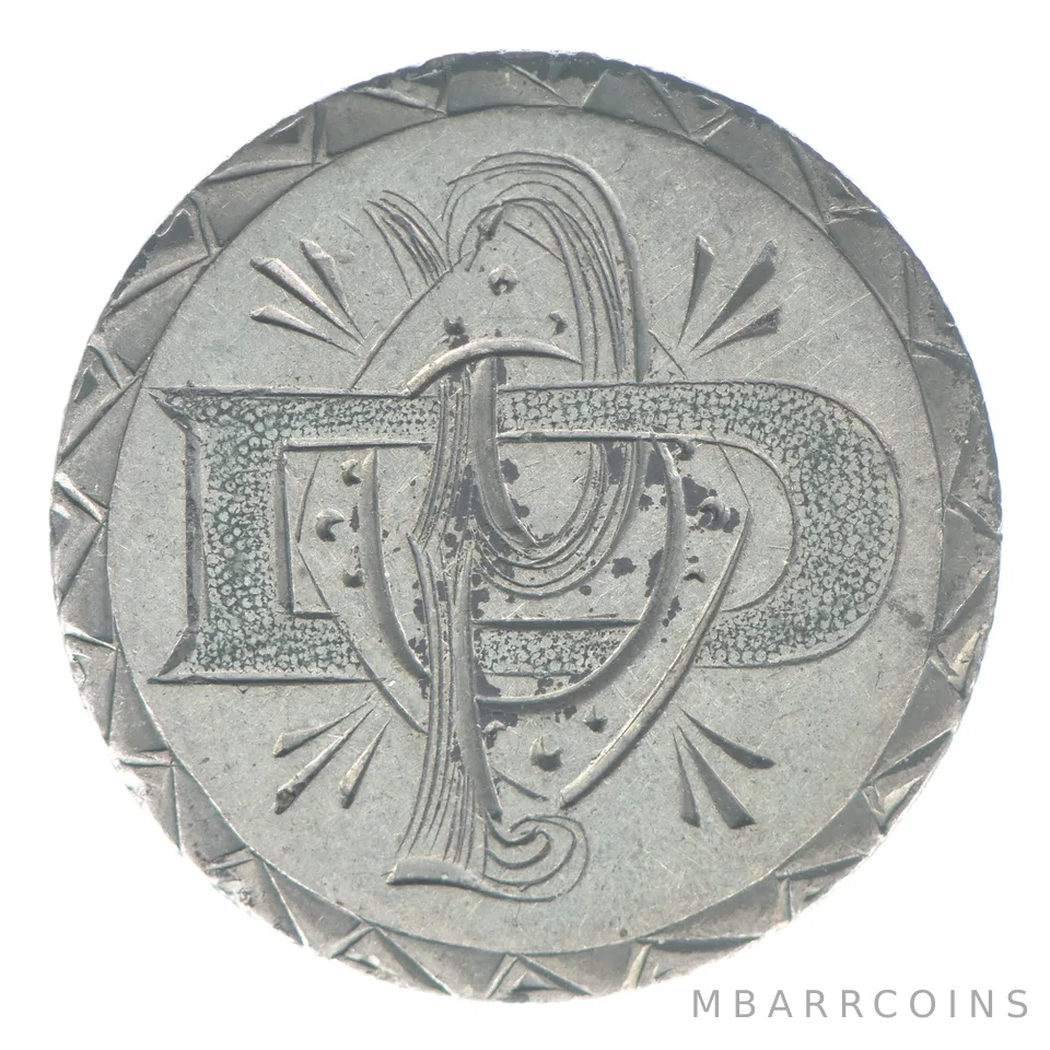 1883 Seated Liberty Dime Love Token PD Victorian *4794