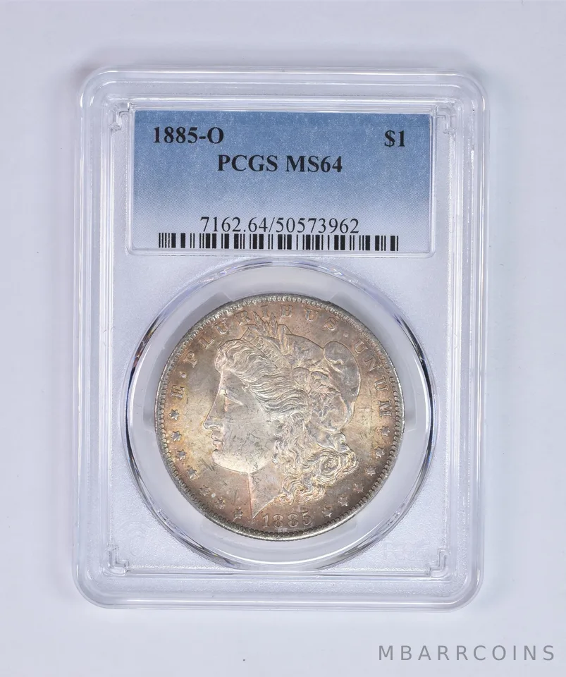 1885-O Morgan Silver Dollar MS64 PCGS Beautiful Tone *8031