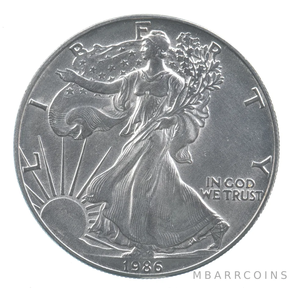 Better Date 1986 American Silver Eagle 1 Troy Oz .999 Fine Silver *795