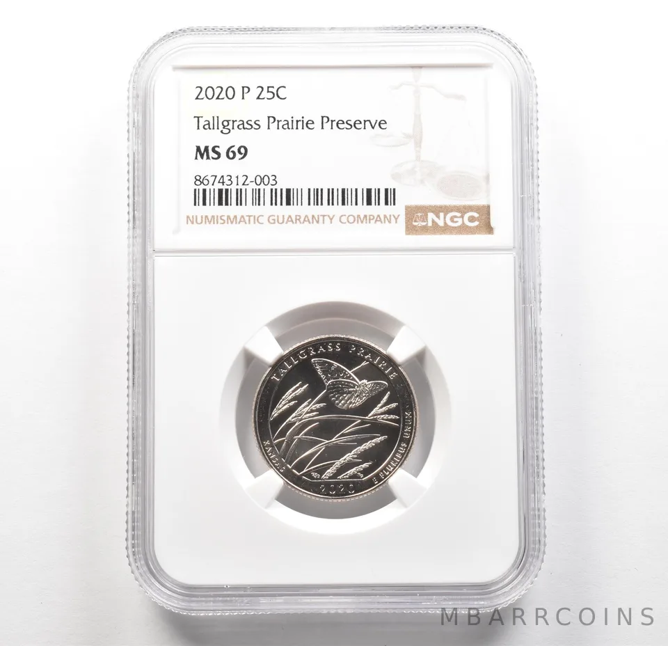 2020-P Washington Quarter ATB Tallgrass Prairie MS69 NGC