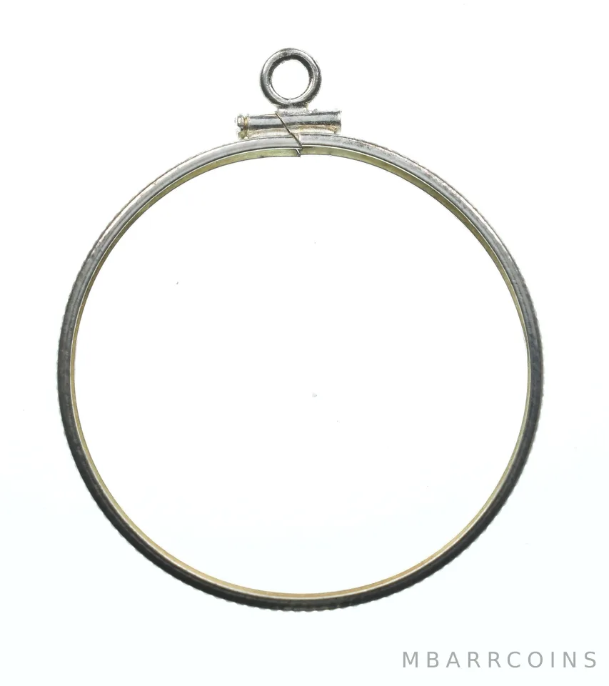 Sterling Silver 32 MM 1/2 Oz Koala Australia Coin Bezel Pendant Frame Edge *2183