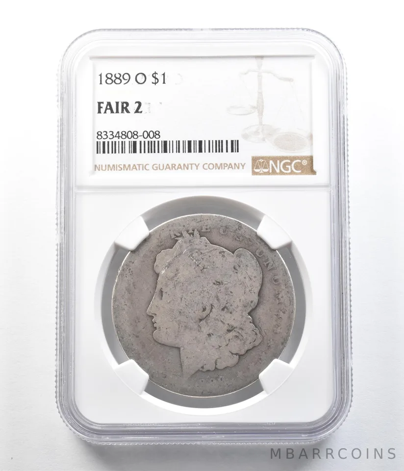 1889-O Morgan Silver Dollar Fair 2 NGC Lowball *9621