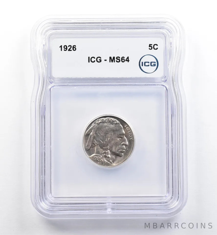 1926 Indian Head Buffalo Nickel MS64 ICG *9971