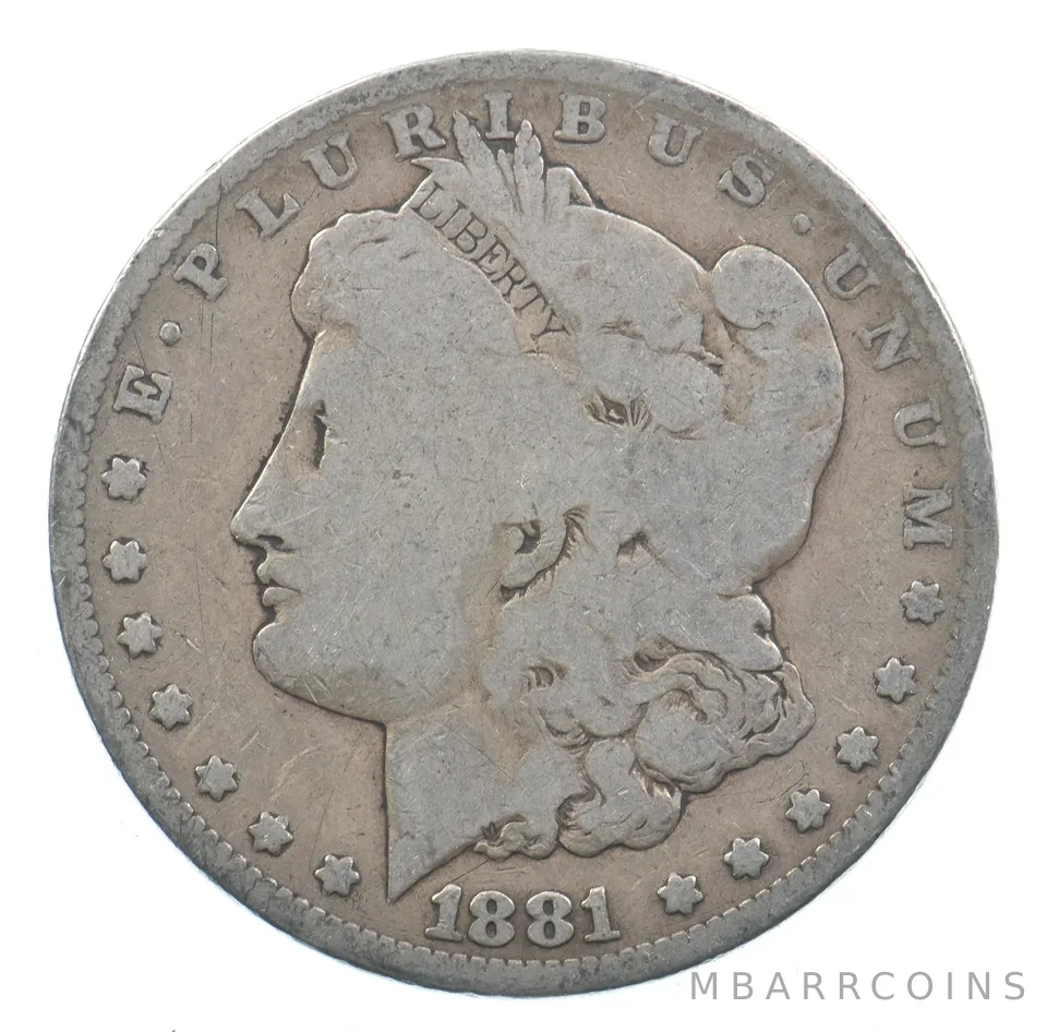 Early - 1881-O Morgan Silver Dollar - 90% US Coin *608