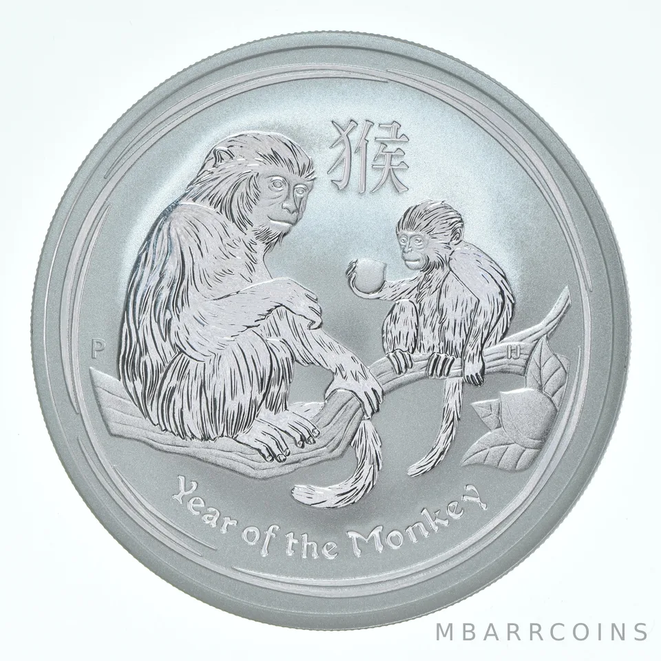 2016 P Australia 1 Dollar Silver Year Of The Monkey 1 Oz