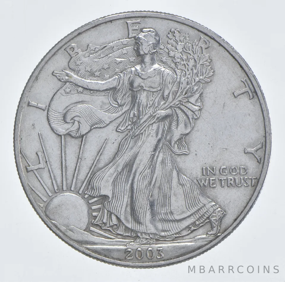 Better Date 2003 American Silver Eagle 1 Troy Oz .999 Fine Silver *481
