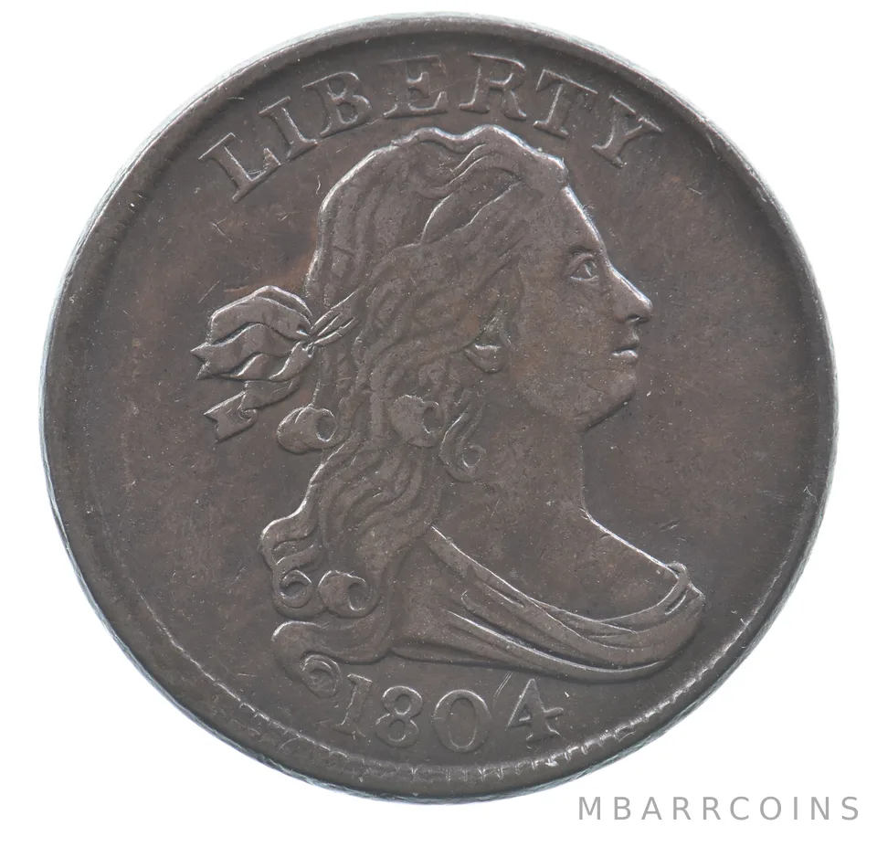 1804 Draped Bust Half Cent *9077