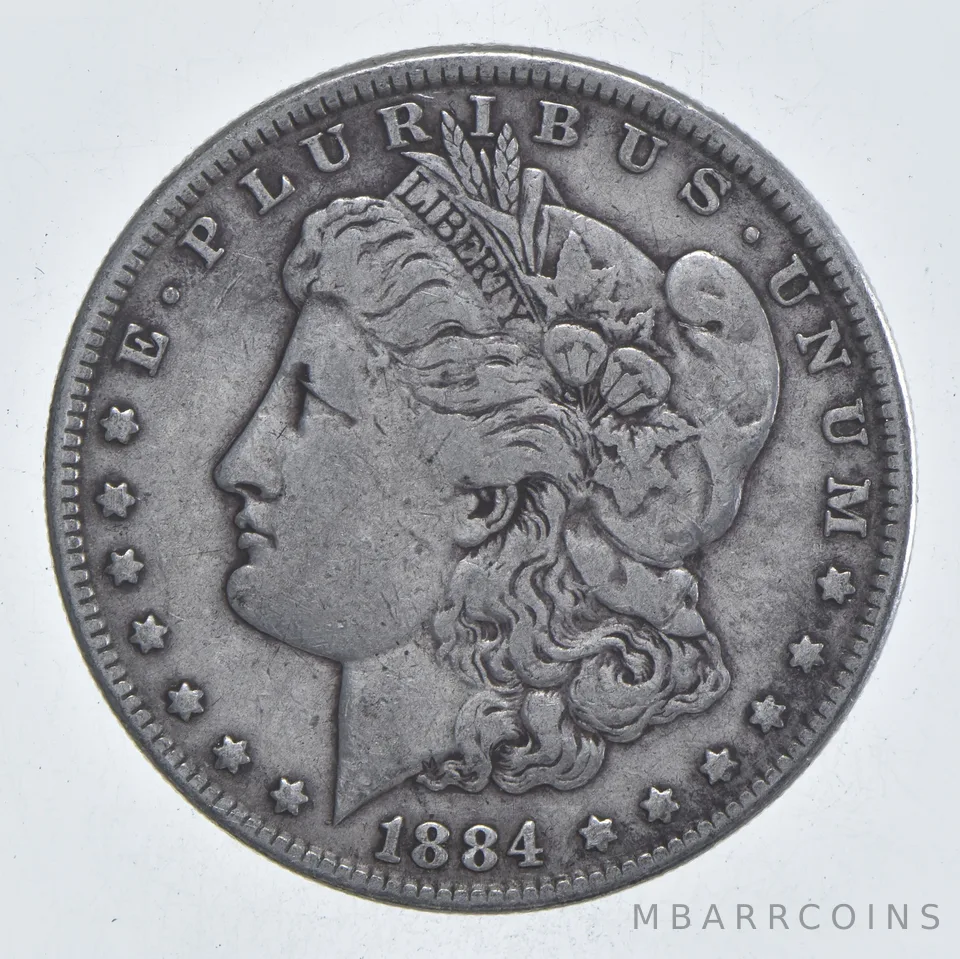 Early - 1884 Morgan Silver Dollar - 90% US Coin *157