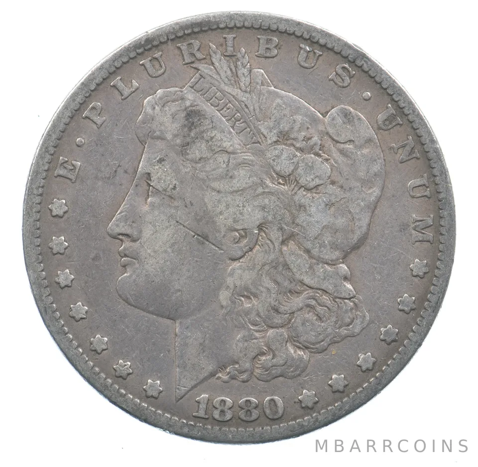 Early - 1880 Morgan Silver Dollar - 90% US Coin *955